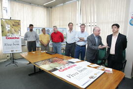 Secretário da Agricultura e Abastecimento, Odacir Klein, e o presidente da Emater, Caio Rocha, participam da abertura oficial da 24ª edição das Feiras do Litoral Norte. Autor: Itamar Aguiar