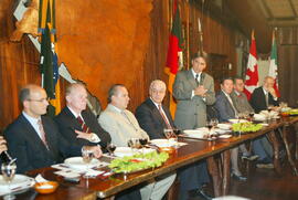 Germano Rigotto durante jantar do 5º Encontro dos Embaixadores. Autor: Jefferson Bernardes
