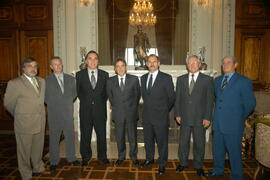 Germano Rigotto em audiência com representantes dos transportadores gaúchos. Autor: Paulo Dias