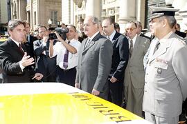 Governador Germano Rigotto entrega 112 viaturas para a Brigada Militar e Policia Civil. Autor: Jefferson Bernardes