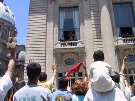 Chegada do Presidente Lula ao Palácio Piratini. Autor: Ivan de Andrade