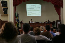 Vice-governador, Antônio Hohlfeldt, durante reunião com delegados da Polícia Civil. Autor: Ivan de Andrade