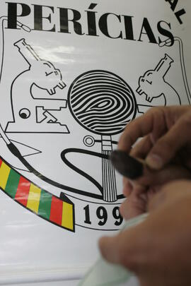 Posto de identificação do Instituto-Geral de Perícias para emissão de carteiras de identidade durante o Operação Verão. Autor: Itamar Aguiar