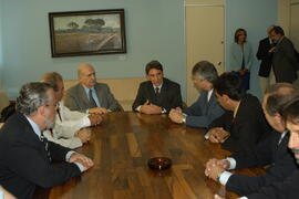 Governador Germano Rigotto visita o vereador João Antônio Dib. Autor: Paulo Dias