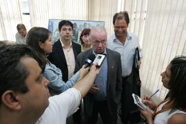 Secretário da Agricultura e Abastecimento, Odacir Klein, e o presidente da Emater, Caio Rocha, participam da abertura oficial da 24ª edição das Feiras do Litoral Norte. Autor: Itamar Aguiar