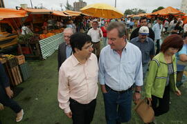 Secretário da Agricultura e Abastecimento, Odacir Klein, e o presidente da Emater, Caio Rocha, participam da abertura oficial da 24ª edição das Feiras do Litoral Norte. Autor: Itamar Aguiar