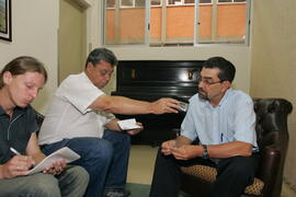 Vice-governador, Antônio Hohlfeldt, durante a segunda rodada de reuniões para debater as sugestões apontadas pelo Governo do Estado no Rumos 2015. Autor: Ivan de Andrade