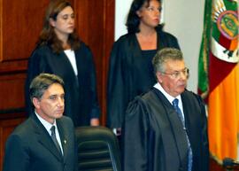 Germano Rigotto participa da solenidade de abertura do Ano Judiciário no Tribunal de Justiça. Autor: Jefferson Bernardes