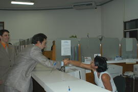 Antônio Hohlfeldt na prefeitura de Sapiranga. Autor: Ivan de Andrade