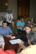 Germano Rigotto em audiência com a Federação dos Trabalhadores na Agricultura no Rio Grande do Sul (FETAG-RS). Autor: Paulo Dias
