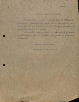 Informe sobre a incapacidade do mineiro Gregorio Malchmock para o serviço e consequente indenização.