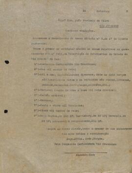 Dados relativos ao questionário da Repartição de Estatística do Estado do Rio Grande do Sul.